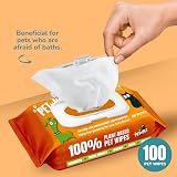 PET N PET Dog Wipes Thick 100% Plant Based Hypoallergenic 100 Count view 2