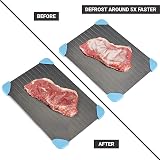 Andrew James Defrost Tray | Thaws Meat 5x Faster | No Electricity Needed view 2