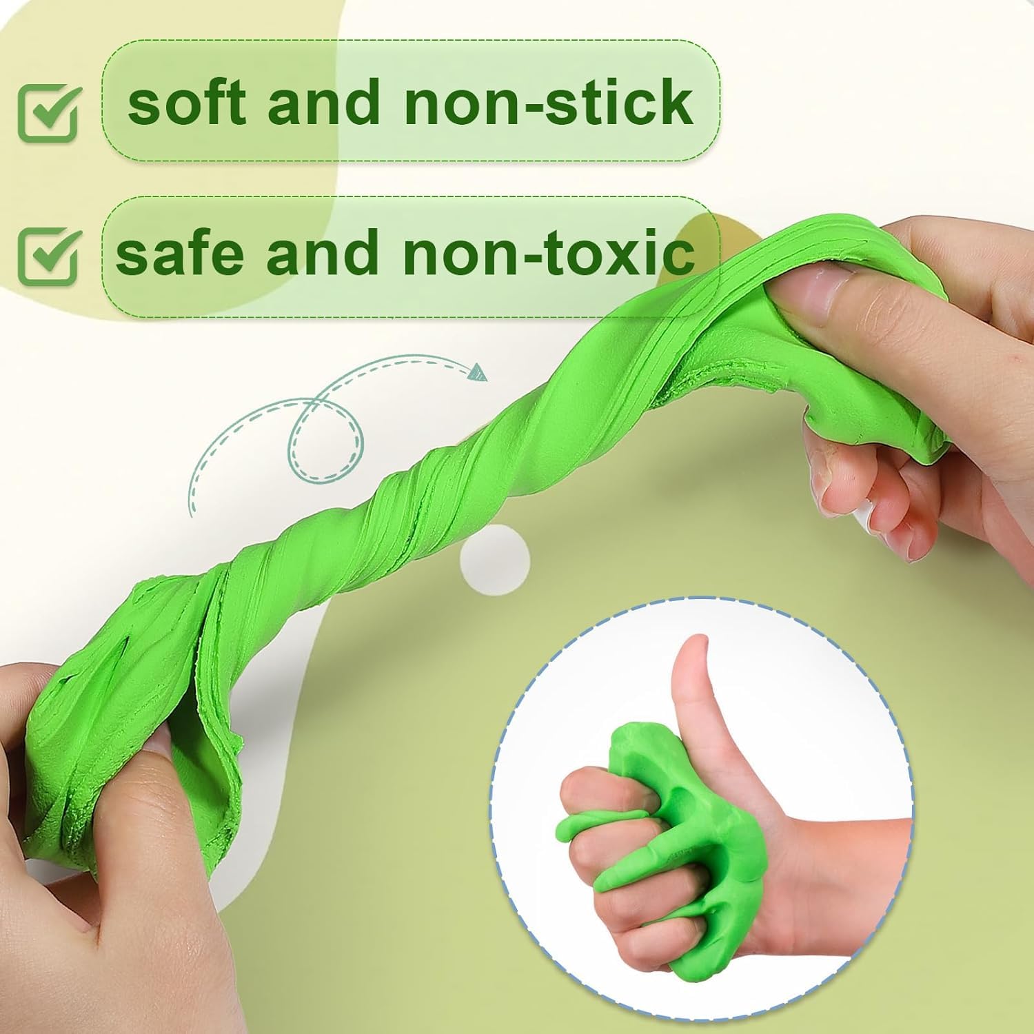 Ixiaoyoo Air Dry Clay, 64 Colors Modelling Clay for Kids, Soft & Non-Sticky, Creative DIY School Arts & Crafts Kit, Birthday & Christmas Toys Gifts for Age 3 4 5 6 7 8+ Years Old Boys Girls Kids