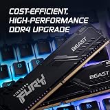 Kingston FURY Beast 32GB (2x16GB) 2666MHz DDR4 CL16 Desktop Memory view 3
