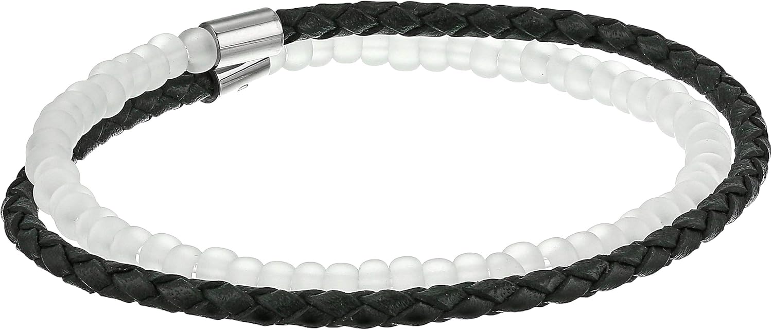 Ted Baker Men's MXGPAPIERDC9Mbead and Leather Mix