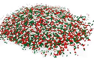 SPRINKLE ME THIS Christmas Sprinkles - Holiday Sprinkles For Baking And Decorating - A Variety Of Bulk Sprinkles Sure To Fit Every Baking Need For The Holidays - 4 Ounce Variety (Christmas Jimmies)