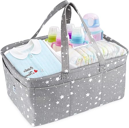grey nappy caddy