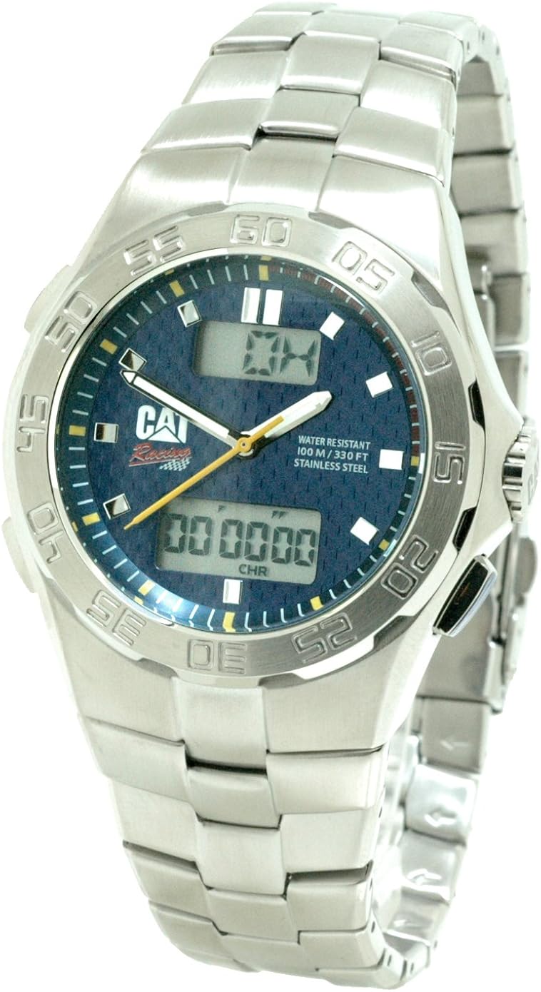 Caterpillar Men's Blue Multi Dial Stainless Steel Watch R4 144 11 626