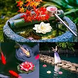 Sixfolo Set of 6 Artificial Lotus Foam Flowers 10 cm Floating Lily Decoration view 6