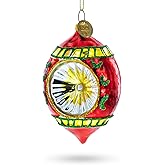 Vintage-Inspired Retro Reflector Glass Christmas Ornament