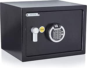 Yale YSF/250/DB1-Caja Fuerte con lector de huella dactilar, tamaño mediano