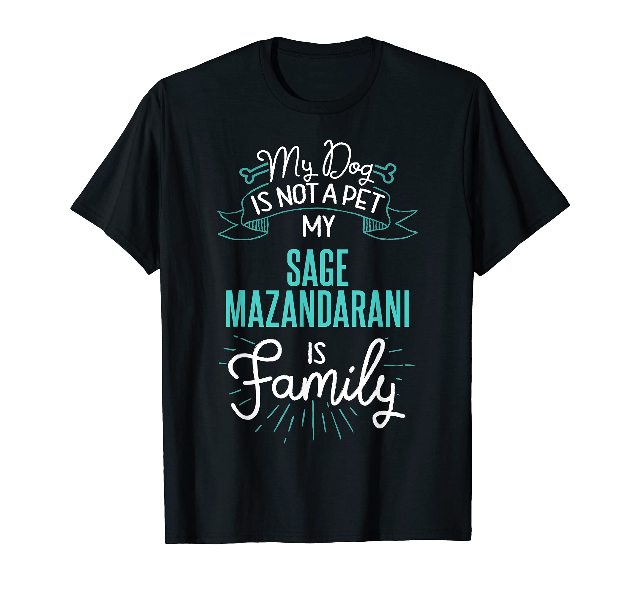 Cute Sage Mazandarani Design Family Dog Giftn T-Shirt