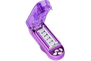 DEPAD Pill Cutter Splitter for Cutting Multiple Pills, Adjustable Pill Cutter Splitter for Small and Tiny Pills with Accurate Pill Alignment, Pill Cutter for Small or Large Pills with Sharp Safe Blade