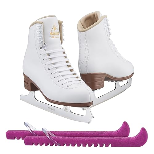 Jackson Ultima JS1790 Women's Ice Skates/Width: Narrow (B) Size: Adult  Bundle with Skate Guards in Kuwait Whizz Figure Skates