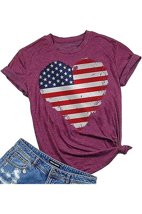 we make online shopping easy Promotional goods Best Prices Available S u0026 A,  EIGIAGWNG W Ld A Flag Star Tank Tops Cute July 4th I Day S Gc Tees T-S : C