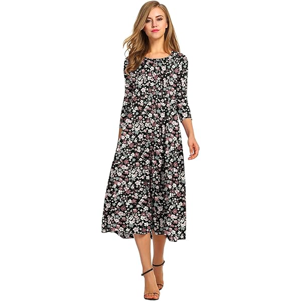 Billabong Swept Away Midi Dress at Amazon Women's Clothing store