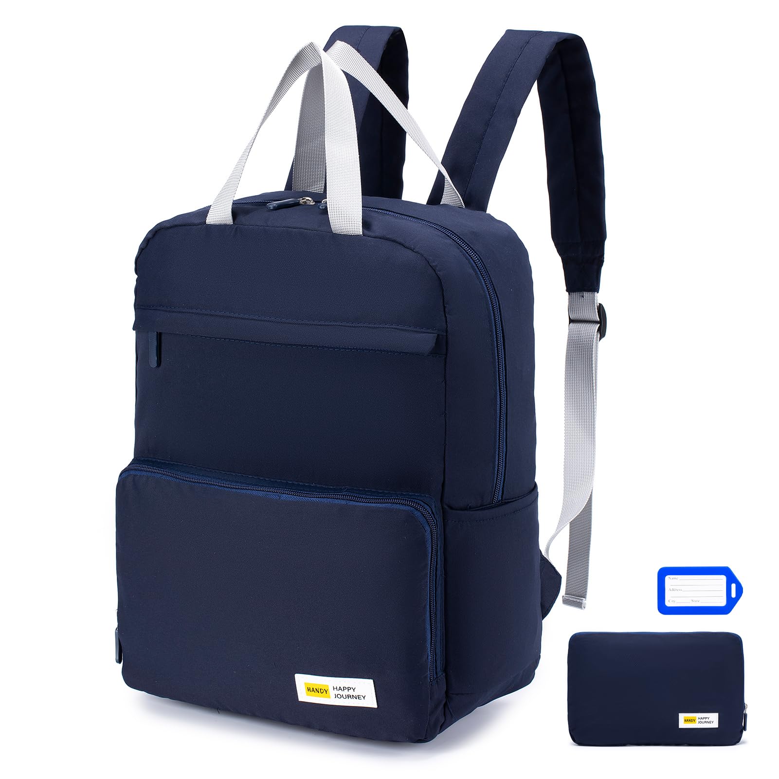 SPAHER Small Cabin Bag 40x30x15 for Wizzair British Airways EasyJet Ultralight Foldable Underseat Travel Backpack Men & Women Nylon Outdoor Waterproof Sport Hiking Trekking Camping Backpack Daypack