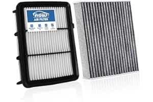 RVgolf Engine+Cabin Air Filters Fit for Honda Accord (L4 1.5L) 2018 2019 2020 2021 2022 Engine Air Filter Replacement Cabin Air Filter Accessories# CF10134 CA12290