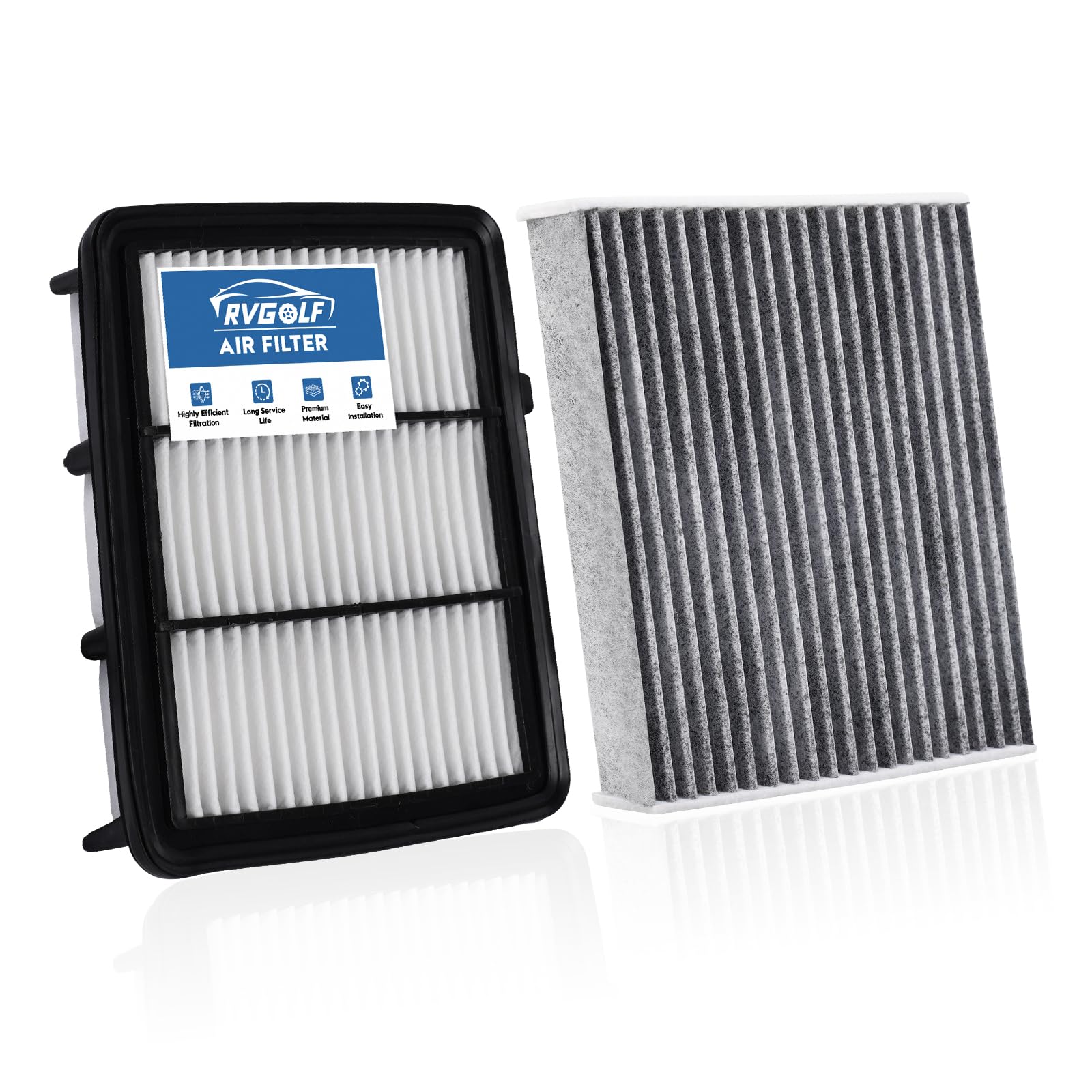 Photo 1 of RVgolf Engine+Cabin Air Filters Fit for Honda Accord (Gas Only, L4 1.5L) 2018 2019 2020 2021 2022 Engine Air Filter Replacement Cabin Air Filter Kit for My Car Accessories# CF10134 CA12290