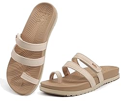 KuaiLu Womens Slides Sandals With Arch Support