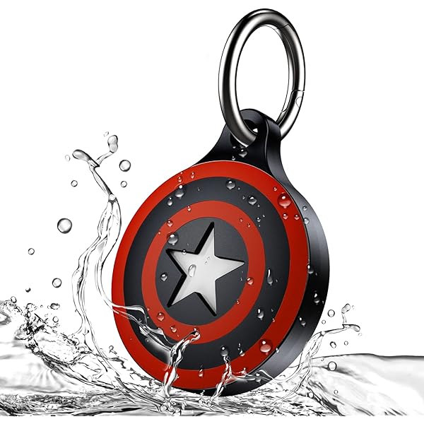 Amazon.com: Marvel Spiderman AirTag Holder Keychain Case – Secure