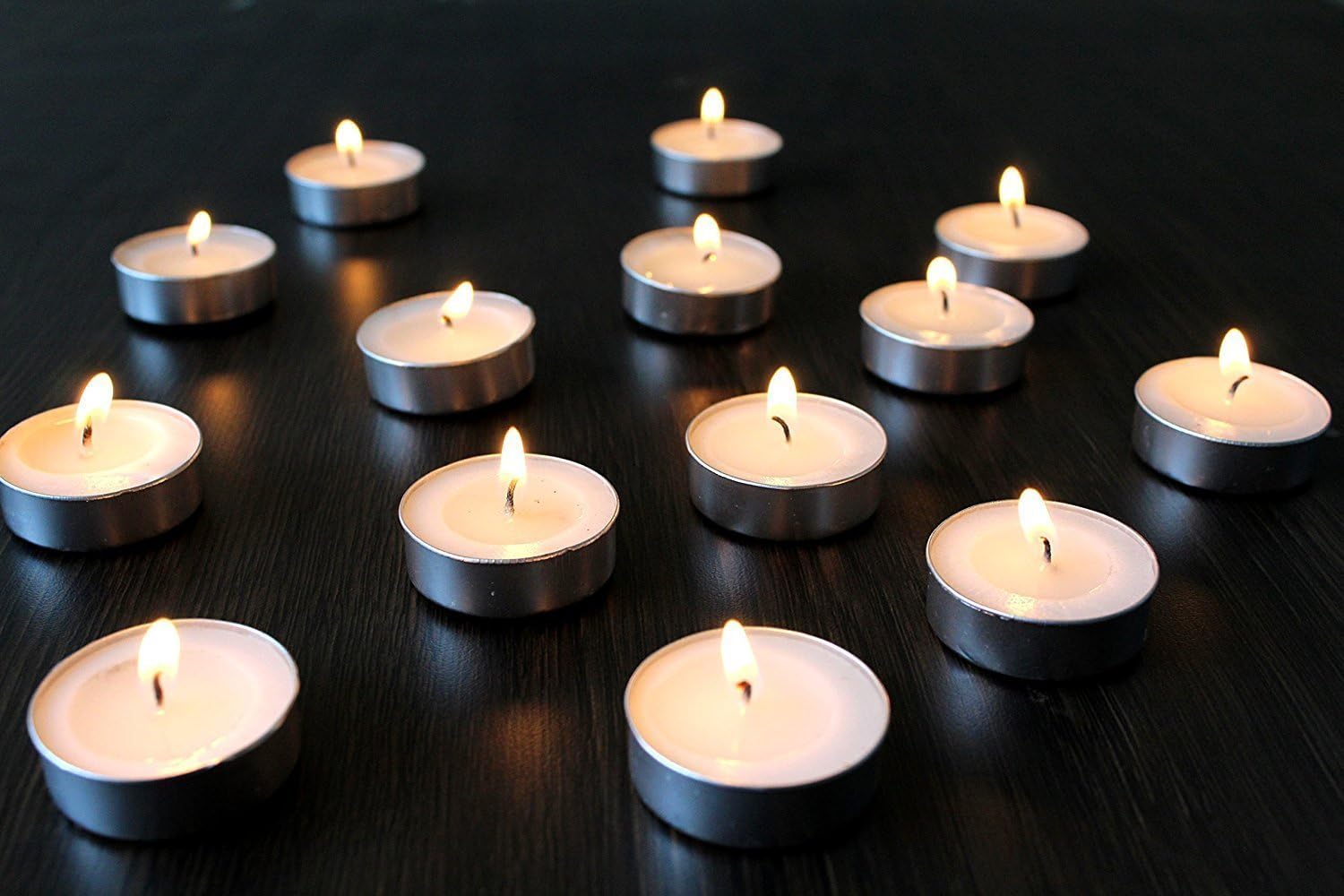 Pistily 4.5 Hours White Long Burning Tea Light Candles, Candle Accessories for Birthdays, Weddings, Spas, or Everyday Home Decor,