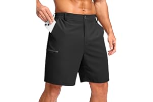 G Gradual Men's Casual Shorts 7"/ 9" Lightweight 4 Pockets Stretch Quick-Dry Summer Shorts for Golf Work Hiking Trips