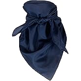 Wyoming Traders Solid Cowboy Wild Rag 100% Silk Scarf Bandana Multiple Colors L 34.5" and XL 42"