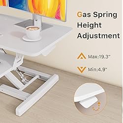 JOY worker Standing Desk Converter, 35" Wide Height