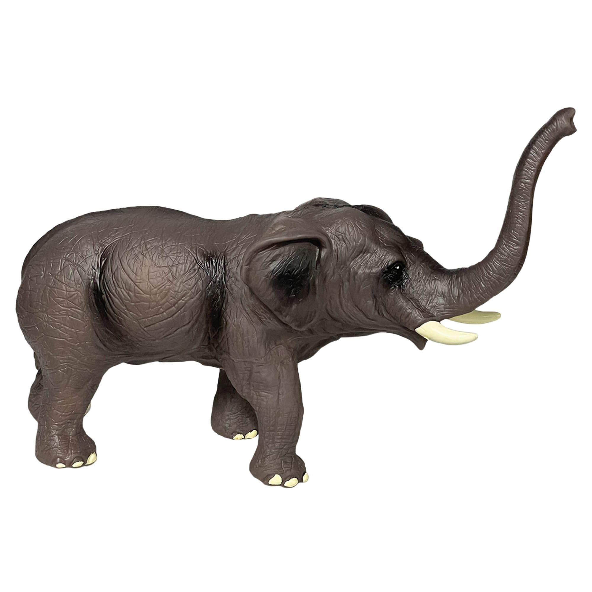 SoftArk Replicas - Elephant from Deluxebase. Large Realistic Animal Figurines, Soft Eco-Friendly Kids Toys, Jumbo Wild Animal Toy for Imaginative Play.