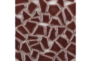 ARTLIFE HOME 200g Mosaic Tiles Mosaic Stained Glass for Home Decoration DIY Arts & Craft, Shaped Ceramic, 0.5x2 cm, Brown