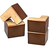 AORYVIC Solid Wood Legs for Furniture, L-Shaped Bed Risers, Furniture Legs for Sofa Couch Dresser Cabinet Table, Couch Sofa F