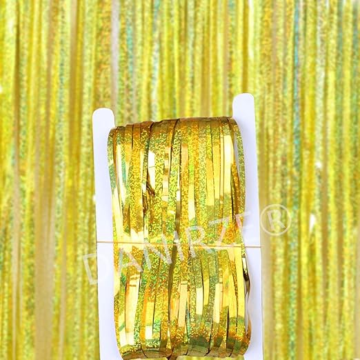 Amazon Com Danirze 3 28 Ft X 9 84 Ft Sparkle Metallic Tinsel Foil