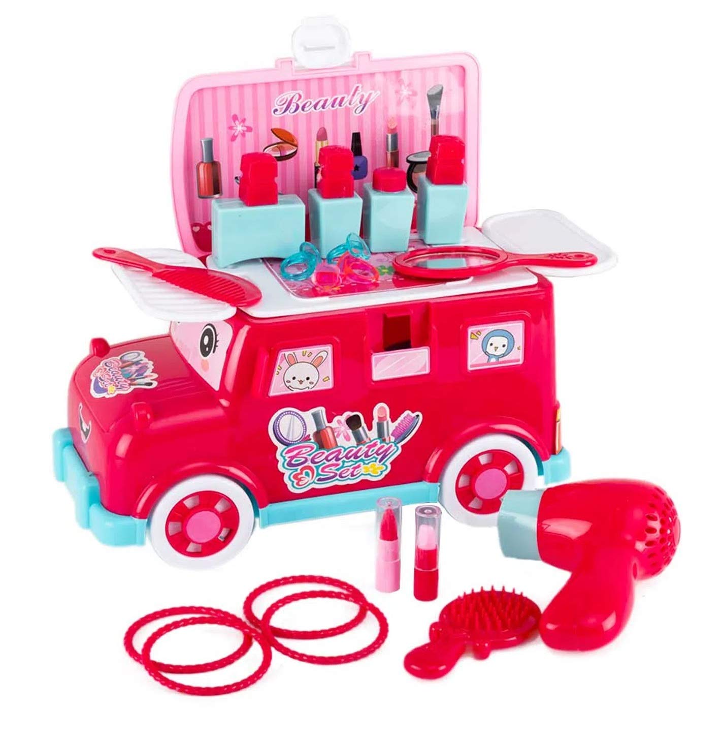 girls pull along case