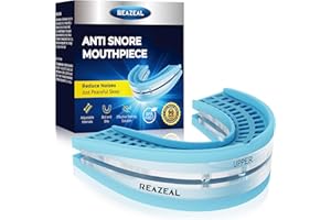 Anti Snoring Devices for Quiet Sleep: Adjustable Mouth Guard for Sleep - Silicone Snore Stopper for Men Women Home & Travel U