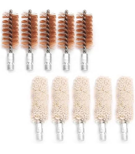thumbnail image 2 of DAC 20 Gauge Shotgun Cleaning Kit – 6 Bore Brushes & 6 Swabs (12 Pieces Total) 2 of 6