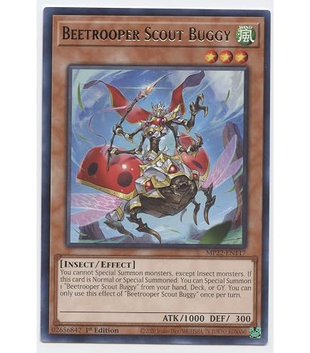 beetrooper yugioh deck Yu-Gi-Oh! Sting Lancer - MP22-EN175 - Common it is unaffected by Card Type:Ritual ATK2100 My Top 10 RAREST