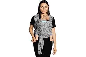 Moby Easy-Wrap Carrier | Baby Carrier and Wrap in One for Mothers, Fathers, and Caregivers | Designed for Newborns, Infants, 