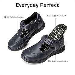 DREAM PAIRS Girls Mary Jane Flats School Uniform