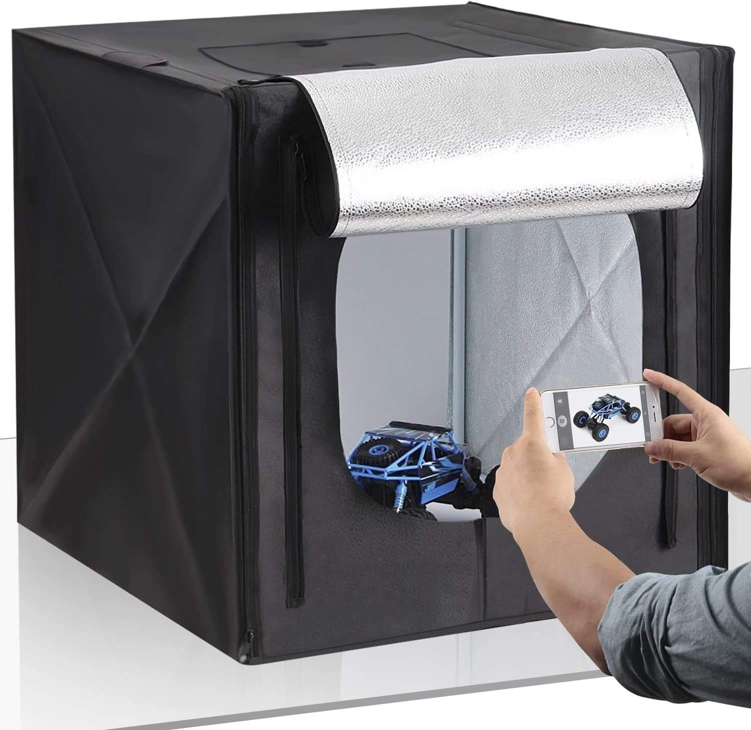 Amzdeal Caja de luz Fotografía 50cm: Amazon.es: Electrónica