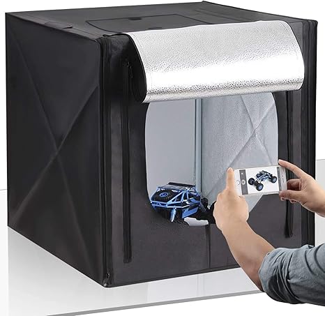 Amzdeal Caja de luz Fotografía 50cm: Amazon.es: Electrónica