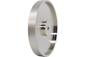GYTYCATAH CBN Grinding Wheel, Dia 8" x 1" Wide with 1/2" Arbor, Diamond Grinding Wheel for Sharpening High Speed Steel, Grit 320