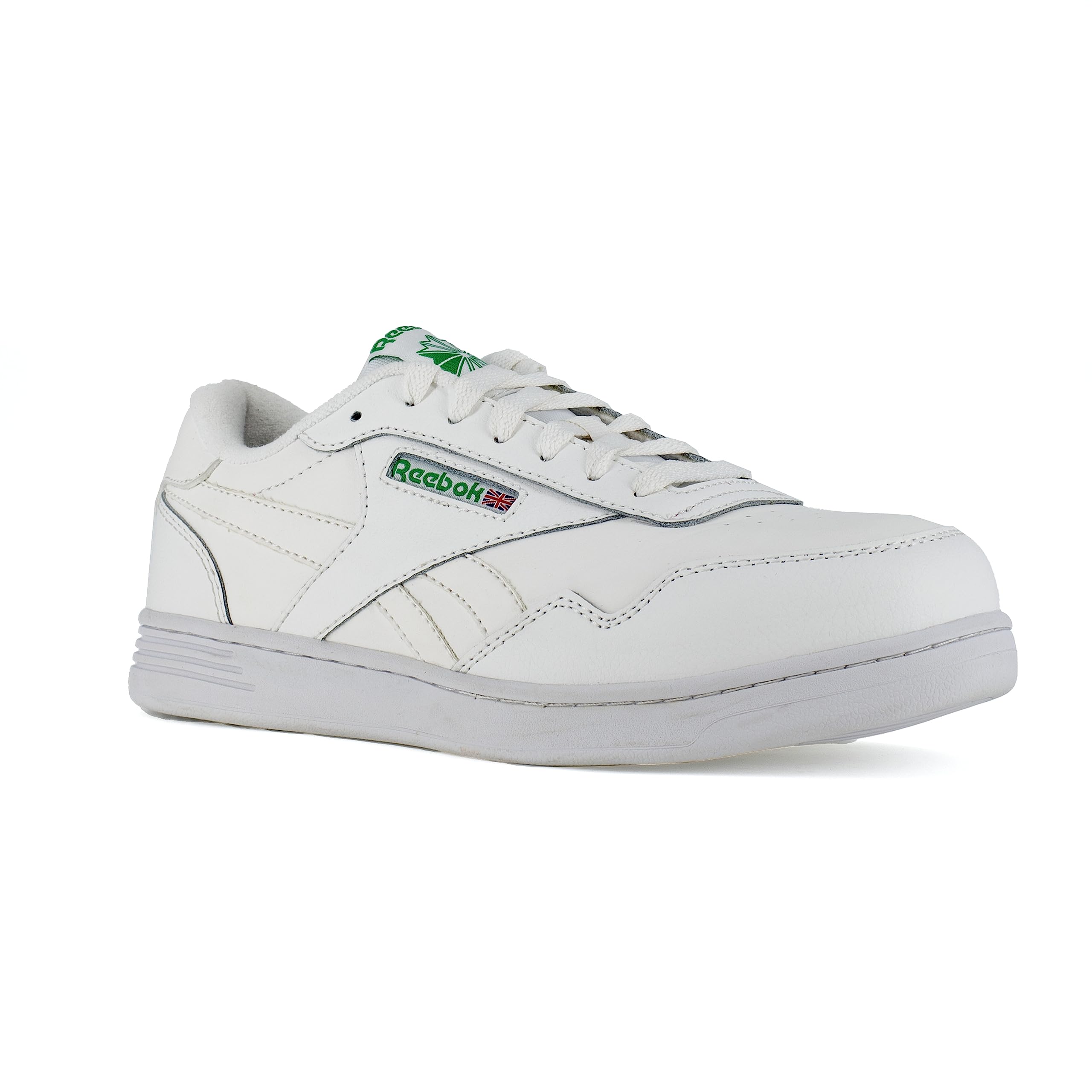 Reebok Club MEMT Work EH Comp Toe White/Green 8 W Image