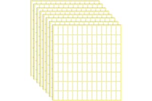 1680 Pcs Matte Small White Labels Stickers Blank Labels Removable Price Tags Labels Stickers for Jars Boxes File Folders Enve