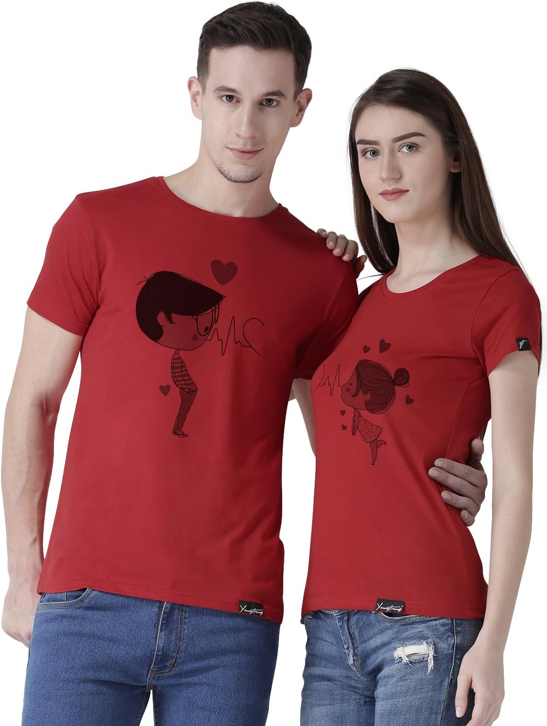 DUO Men's Printed Regular fit T-Shirt