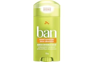 Ban Sweet Surrender 24-Hour Invisible Solid, Antiperspirant Deodorant, 73 G | Made in Canada