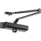 Dynasty 2000 Series Door Closer, Sprayed Duronotic Bronze, Spring 2 | Commercial Hydraulic Door Closer, Self-Closing Surface Mount, Adjustable Spring Size 2