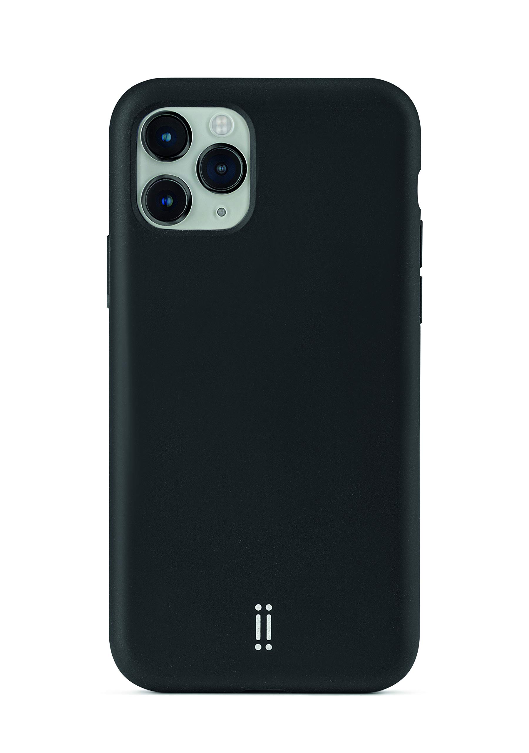 aiino - Strongly Case for iPhone 11 Pro Max, Silicone Case with Microfiber Inner Shell - Black