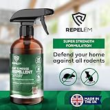 REPELEM Peppermint Oil Rodent Repellent Spray 250ml Safe Non-Toxic view 6