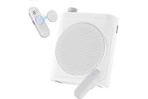 Tearstone Voice Amplifier for Teachers with Wireless Magnetic Lavalier Microphone, Bluetooth Portable Rechargeable Speaker, 2
