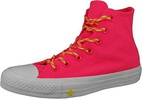 converse jaune fluo basse