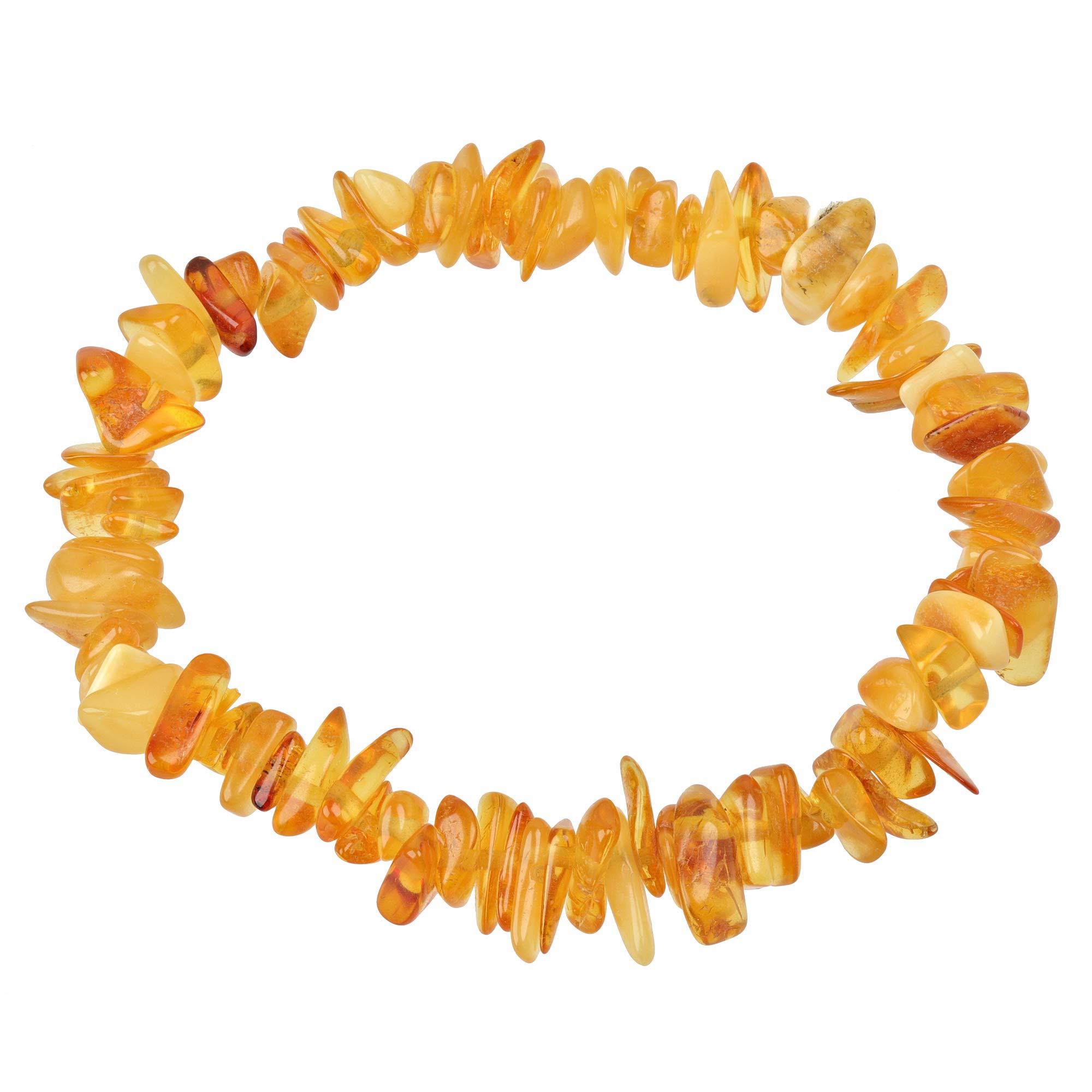ELEDORO PowerBead Gemstone Bracelet with Natural Amber
