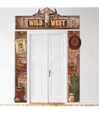 Amazon.com: 3 Pcs West Cowboy Door Decoration Wild West Party