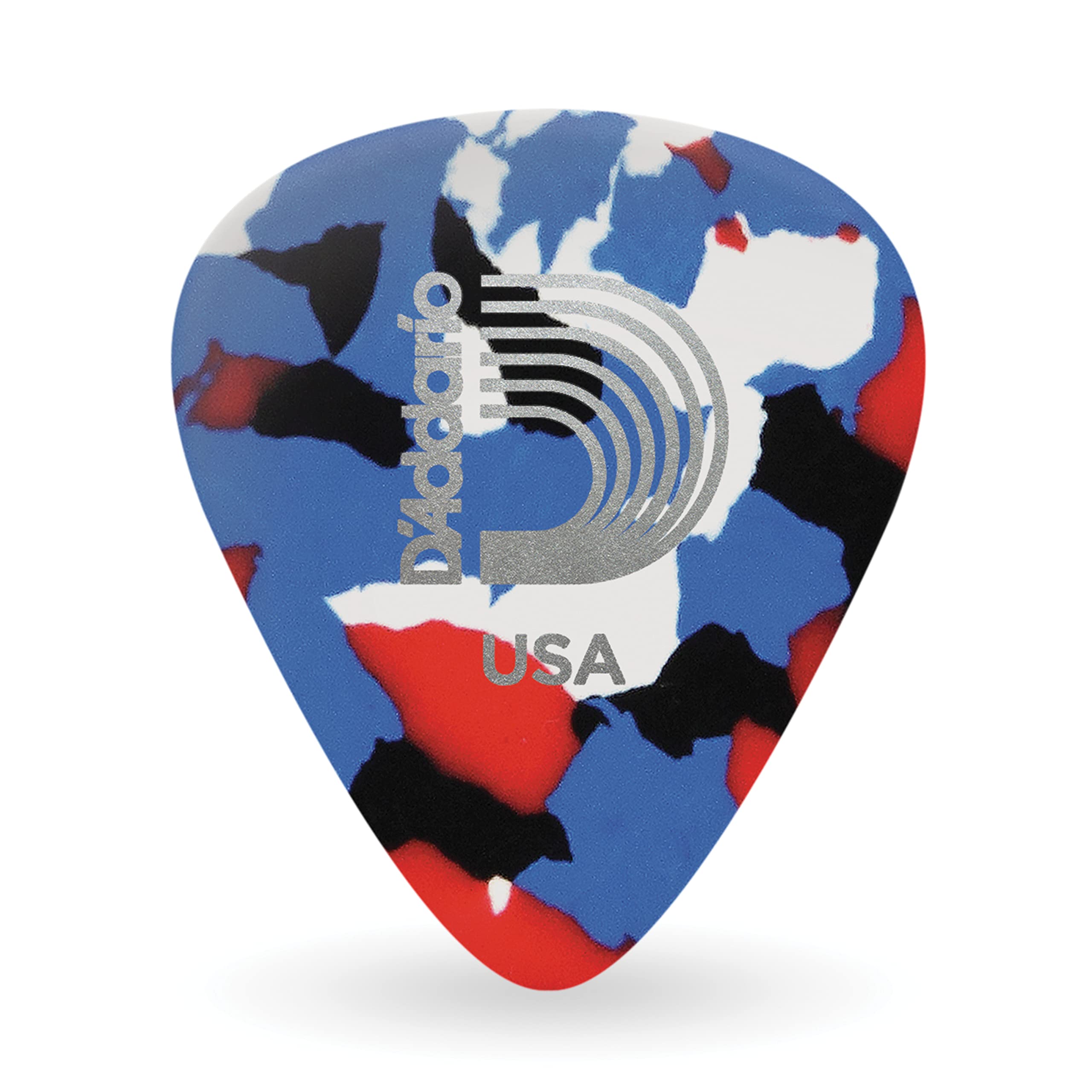 D'Addario Planet Waves Classic Celluloid Multi-Colour Picks Heavy Gauge - Pack of 25